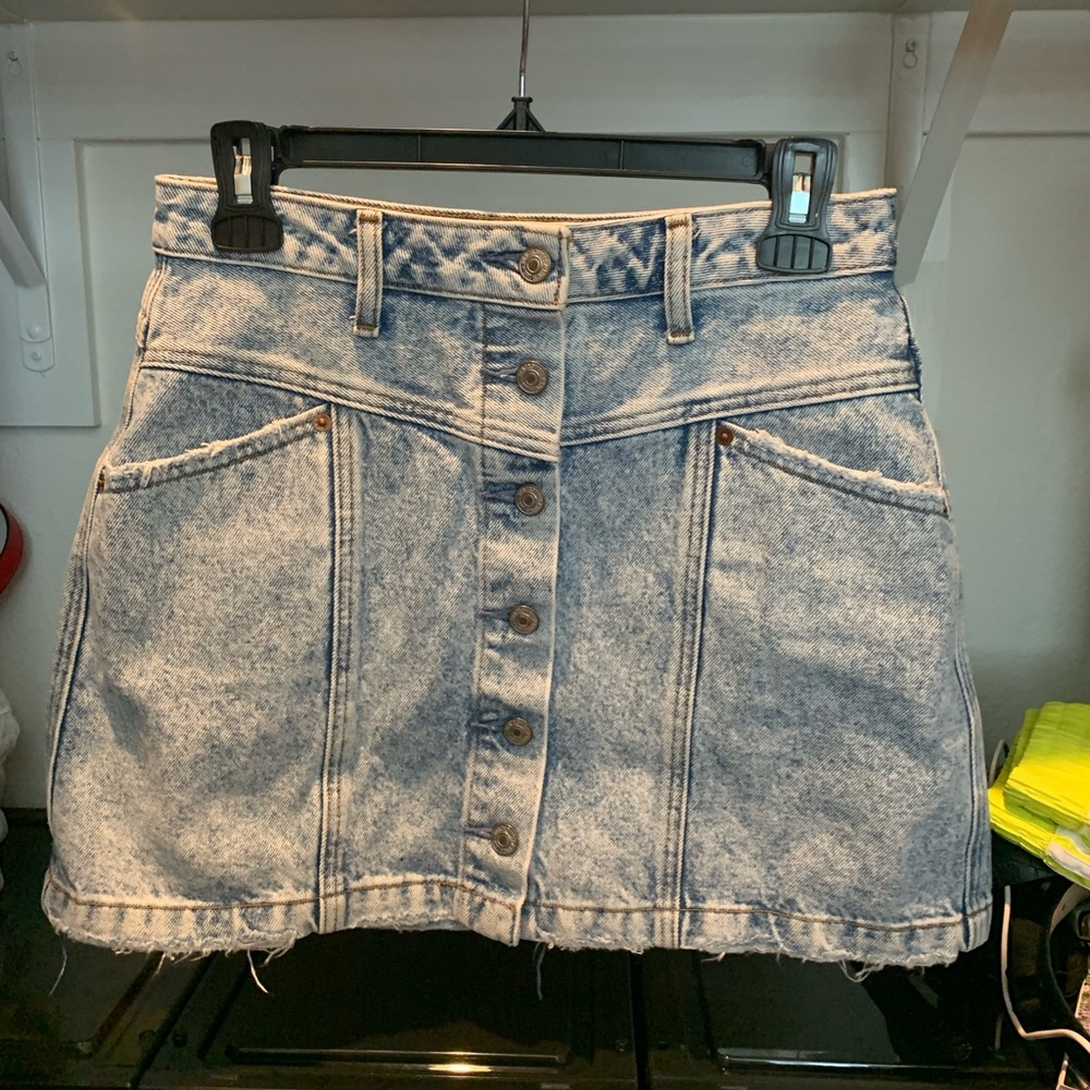 A&F Denim Mini Skirt